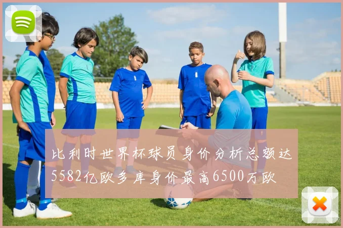 比利时世界杯球员身价分析总额达5582亿欧多库身价最高6500万欧